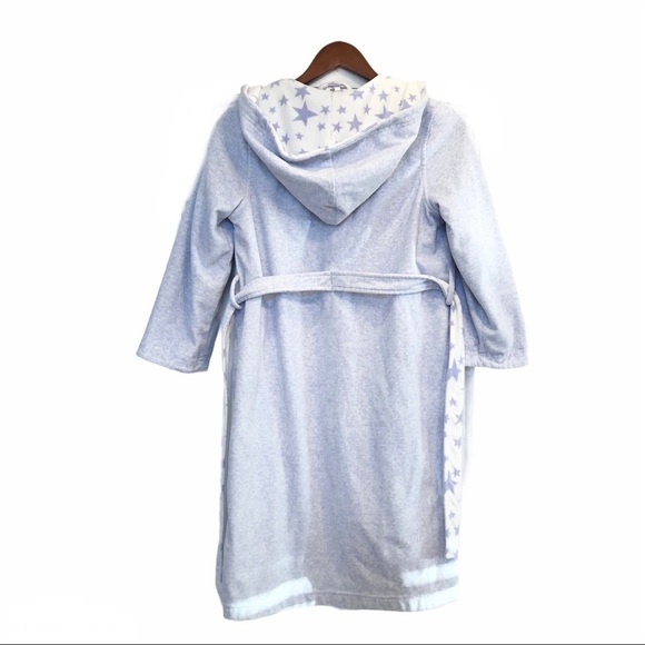 🌈 6/$60, Tucker & Tate Kids Robe, Prpl/Wht, Large - Picture 4 of 9